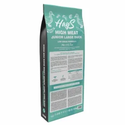 Croquette pour chiot de grande taille au canard Hays High Meat - 12 kg