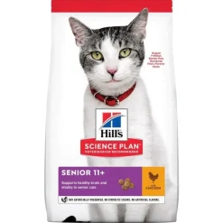 Croquettes pour chat senior au poulet Hill's - 1,5 kg