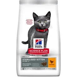 Croquettes pour chaton stérilisé Hill's Science Plan Kitten Sterilised - 1,5 kg