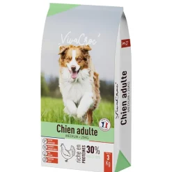 Croquettes pour chien medium adulte au poulet VivaCroc – 3 kg