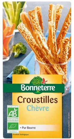 Croustilles au chèvre Bonneterre bio 100 g