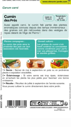 Cumin des Près Vilmorin - graines à semer