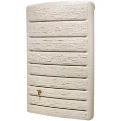 Cuve murale avec robinet coloris sable Graf Extra Slim – 400 L