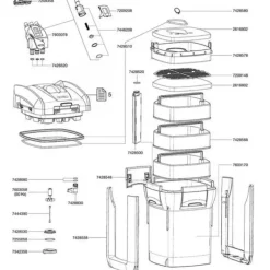 Cuve pour Filtre Professionel3 1200XL / 1200XLT - EHEIM PIÈCES DÉTACHÉES