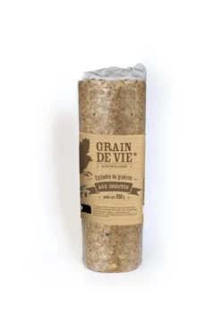 Cylindre de graisse pour oiseaux du ciel aux insectes Grain de Vie - 850 g
