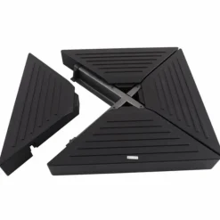 Dalle de parasol lestable avec roues, MWH - 130kg