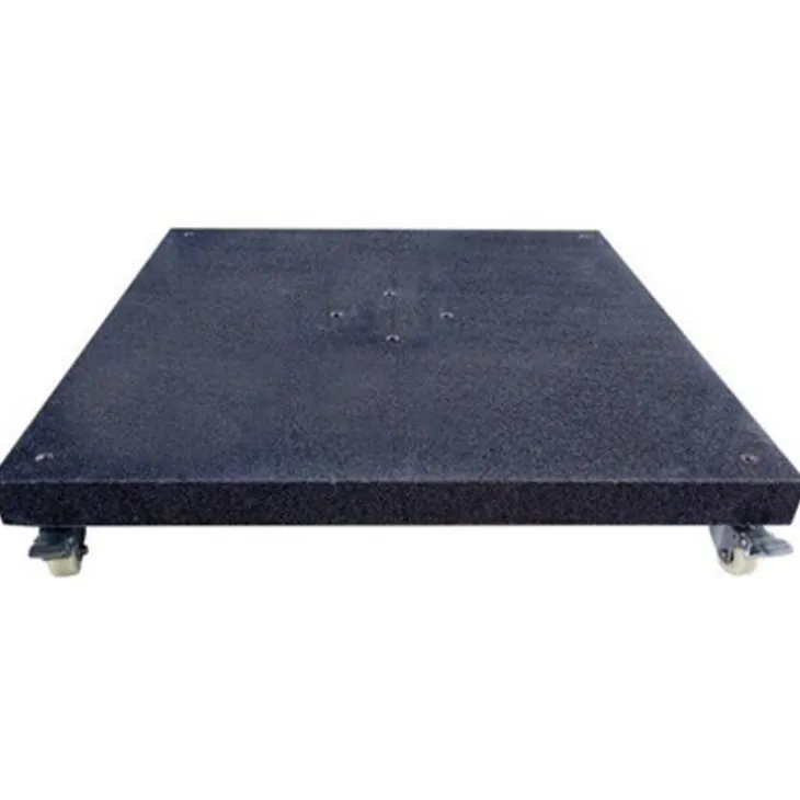 Dalle 120kg pour parasol déporté avec roulettes 80 x 80 x 7 cm