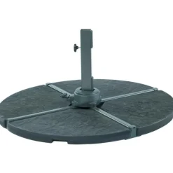 Dalle pour parasol déporté coloris anthracite - 18 kg