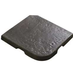 Dalle pour parasol déporté ardoise de 21,5 kg 49 x 49 x 5 cm