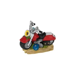Déco Led Motor Bike Résine 15x8x12 cm
