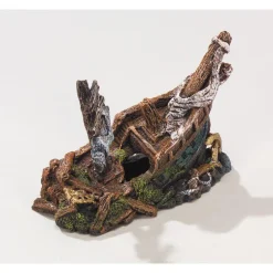 Décor d'aquarium galion épave taille L