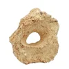 Décor pour aquarium céramique naturelle coloris beige 1 trou Tyrol - Taille S