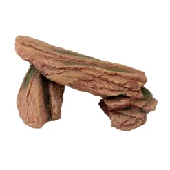 Décor pour terrarium en synthétique coloris marron Aquavie Caverne Desert 19 - 13 x 12,5 x 9,5 cm