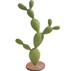 Décoration en métal Cactus plat vert - 30 x 66 x 103 cm