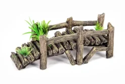 Décoration pour aquarium coloris multicolore Pont Tronc Aquatlantis - 22 x 11 x 9 cm