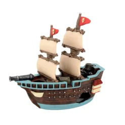 Décoration pour aquarium coloris multicolore Bateau à Voile Pirates Aquatlantis - 18 x 7,5 x 17,5 cm