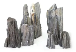 Décoration pour aquarium pierre stalagmit coloris gris Reptiles Planet - Taille M