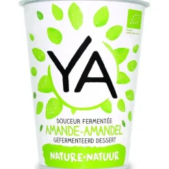 Dessert végétal fermenté au lait d’amande nature en pot Ya - 400g