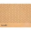 Dessous de gamelle coloris marron en liège motifs os Scruffs – 40 x 30 cm