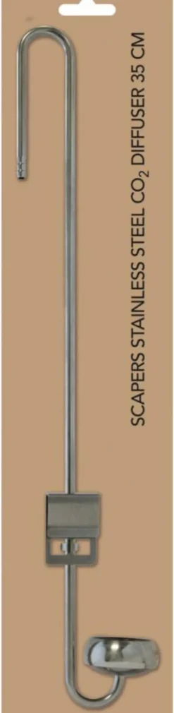 Diffuseur CO2 pour aquarium en inox coloris gris SuperFish - 35 cm