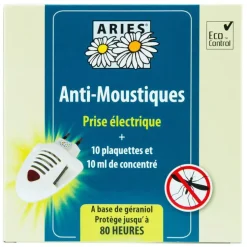 Diffuseur électrique anti-moustiques avec 10 plaquettes