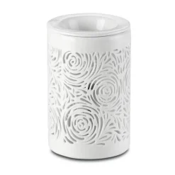 Diffuseur par chaleur douce coloris blanc en céramique Calorya n°8 Zen' Arôme - diffusion 20 m2