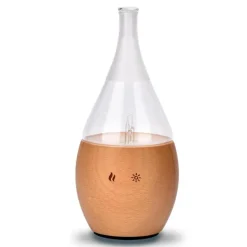 Diffuseur par nébulisation en verre et bois Boléa Zen' Arôme - diffusion 80 m2