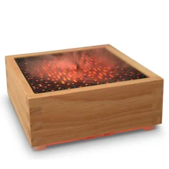 Diffuseur ultrasonique coloris blanc en bambou Kaori Zen' Arôme - diffusion 50 m2