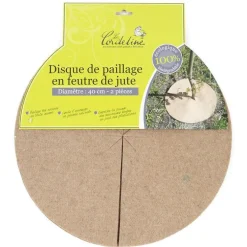 Disques x 2 de paillage Ø 40 cm