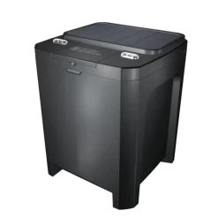 Distributeur de nourriture solaire pour les carpes koï et autres poissons de bassin coloris noir JBL Propond AutoFood - 375 x 375 x 462 mm