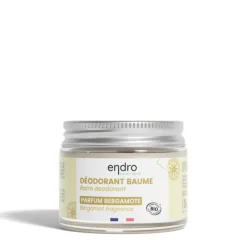 Déodorant baume bio à la bergamote en pot de verre Endro - 50 g