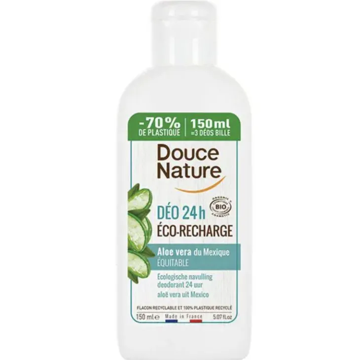 Déodorant bio éco-recharge à l’aloé véra Douce Nature - 150 ml