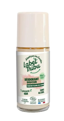 Déodorant douceur bio roll on rechargeable Label Tribu - 50 ml