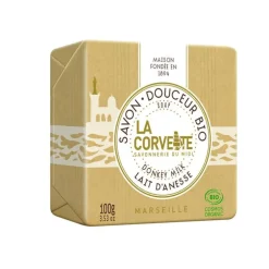 Douceur bio lait d'anesse La Corvette - 100 g