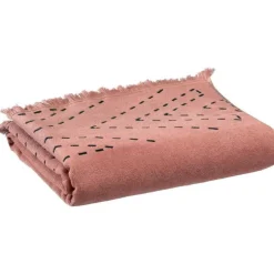 Drap de bain en coton coloris blush Julia - 90 x 150 cm