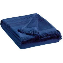 Drap hammam bleu majorelle Vivaraise Cancun - 180 x 90 cm