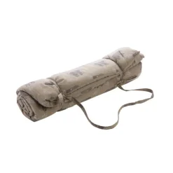 Édredon en coton à motifs ours coloris kaki Baloo - 90 x 90 cm