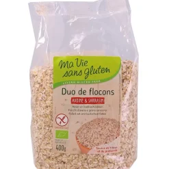 Duo bio de flocons d’Avoine & Sarrasin - 400 gr