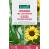 Duo de graines concombre vert long maraîcher et graines de tournesol (soleil uniflorus gigan) botanic® - graines à semer