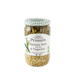 Duo haricots verts et flageolets bio Prosain - 660 g