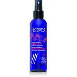 Eau florale au géranium en flacon bleu Drôme Provençale - 200 ml