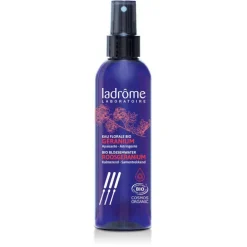 Eau florale au géranium en flacon bleu Drôme Provençale - 200 ml