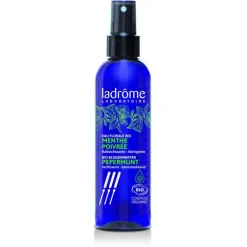 Eau florale menthe poivrée en flacon bleu Drôme Provençale - 200 ml