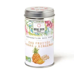 Eau fruitée aux ananas et gingembre 45 g