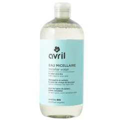 Eau micellaire à l'aloe vera bio Avril - 500 ml