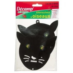 Effaroucheur oiseau tête de chat x 2
