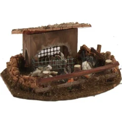 Enclos pour animaux de basse-cour 16x12x7 cm