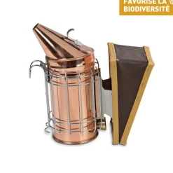 Enfumoir en cuivre avec protection 27x13x27