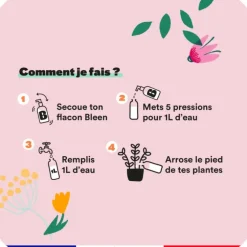 Engrais plantes fleuries liquide naturel Bleen - 450 mL