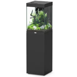 Ensemble aquarium équipé + meuble Tower 96 gris - 78L